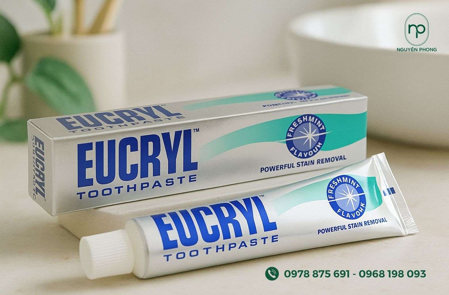 Hộp giấy đựng kem đánh răng Eucryl